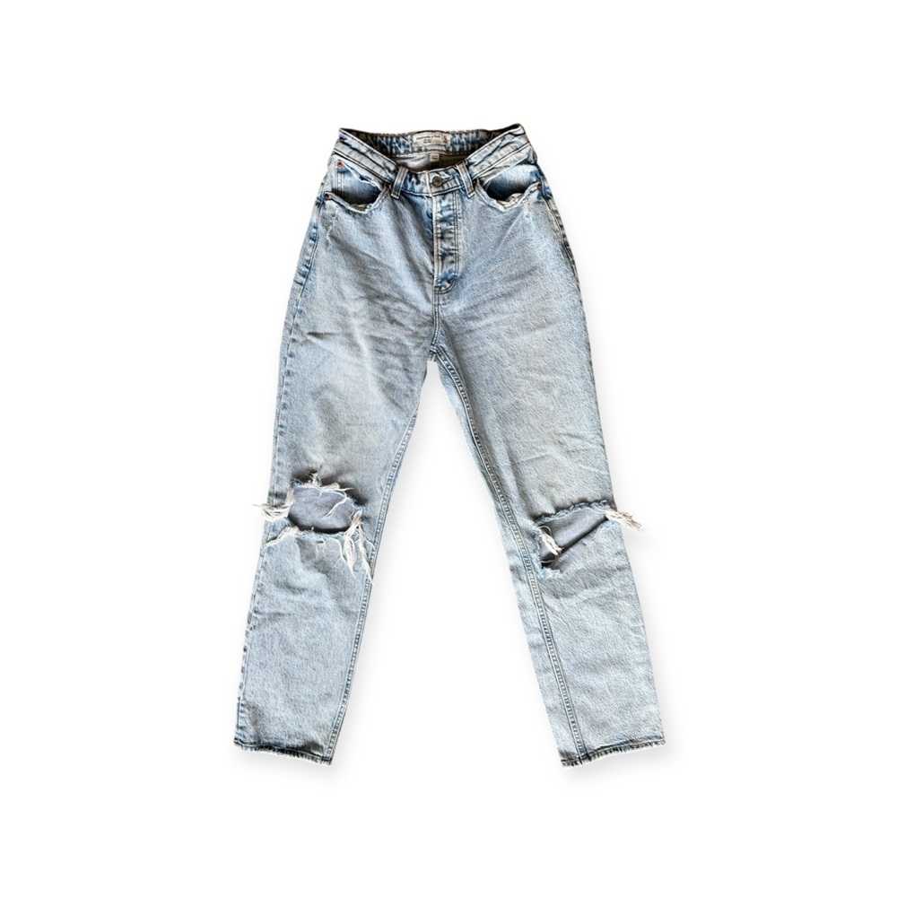 Abercrombie & Fitch Jeans The Dad High Rise Curve Love button fly ripped 25 / 0